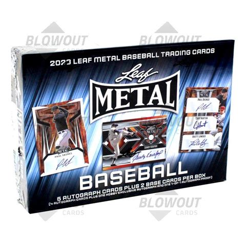 2023 leaf metal baseball hobby box|2023 leaf metal baseball.